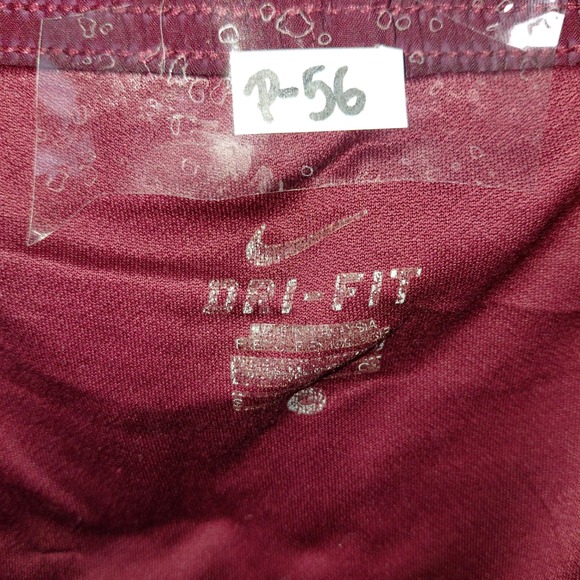 Nike Dri-FIT Running Shorts Maroon White Athletic Gym‎ Workout small Women's - Picture 3 of 7